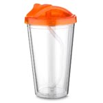 Brinde Copo com Canudo Retrátil 500ml