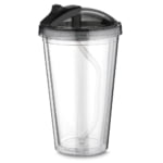 Brinde Copo com Canudo Retrátil 500ml