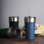 Brinde Copo Térmico com Canudo 500ml