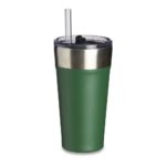 Brinde Copo Térmico com Canudo 500ml
