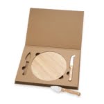 Brinde Kit Queijo com 3 Peças Personalizados