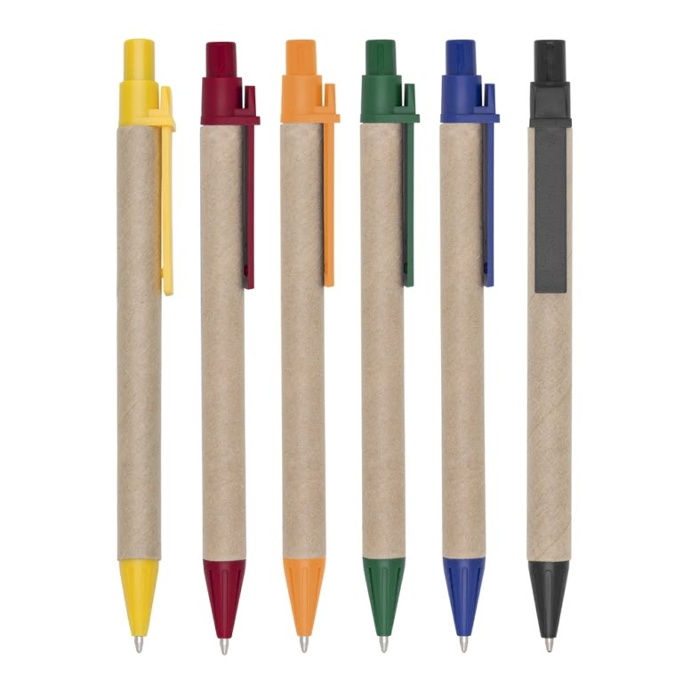 Brinde Caneta Ecológica de Papelão