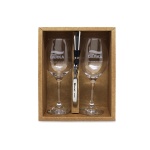 Brinde Kit Vinho Personalizado com 4 Peças