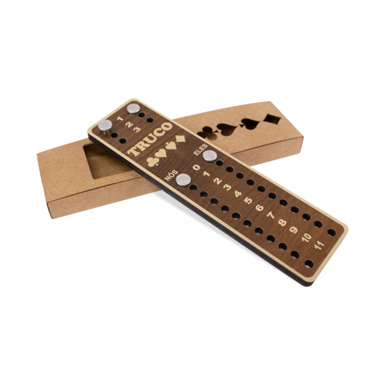 Marcador de tento, kit truco, marcador para truco