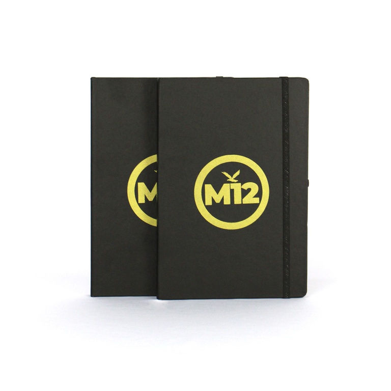 Brinde Caderneta Moleskine em Material Sintético