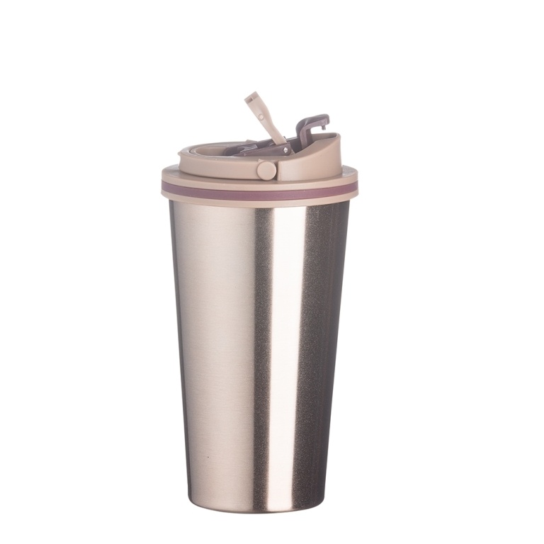 Brinde Copo de Metal com Tampa 450ml