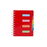 Brinde Caderno Pequeno com Divisórias