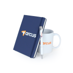 Brinde Kit Onboarding Trio - Caneca, Caneta e Caderneta