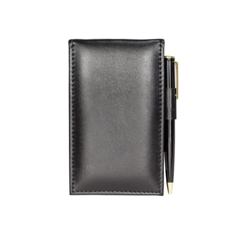 Brinde Porta Bloco de Bolso Luxo em Couro Sintético 14,5×9,5cm