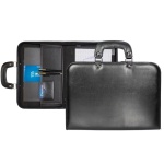 Brinde Maleta Executiva com Alça de Mão em Couro Sintético 38x27x3,5cm
