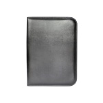 Brinde Pasta Executiva c/ Ferragem 4 Argolas e Zíper em Couro Sintético 38x27x3,5cm