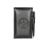 Brinde Porta Bloco de Bolso Luxo em Couro Sintético 14,5×9,5cm