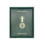Brinde Porta Diploma com Bolso Cristal em Couro Sintético 32x25cm