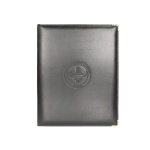 Brinde Porta Diploma com Bolso Cristal em Couro Sintético 32x25cm