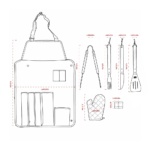 Brinde Kit Churrasco 8 Peças