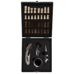 Brinde Kit Vinho Xadrez 4 peças